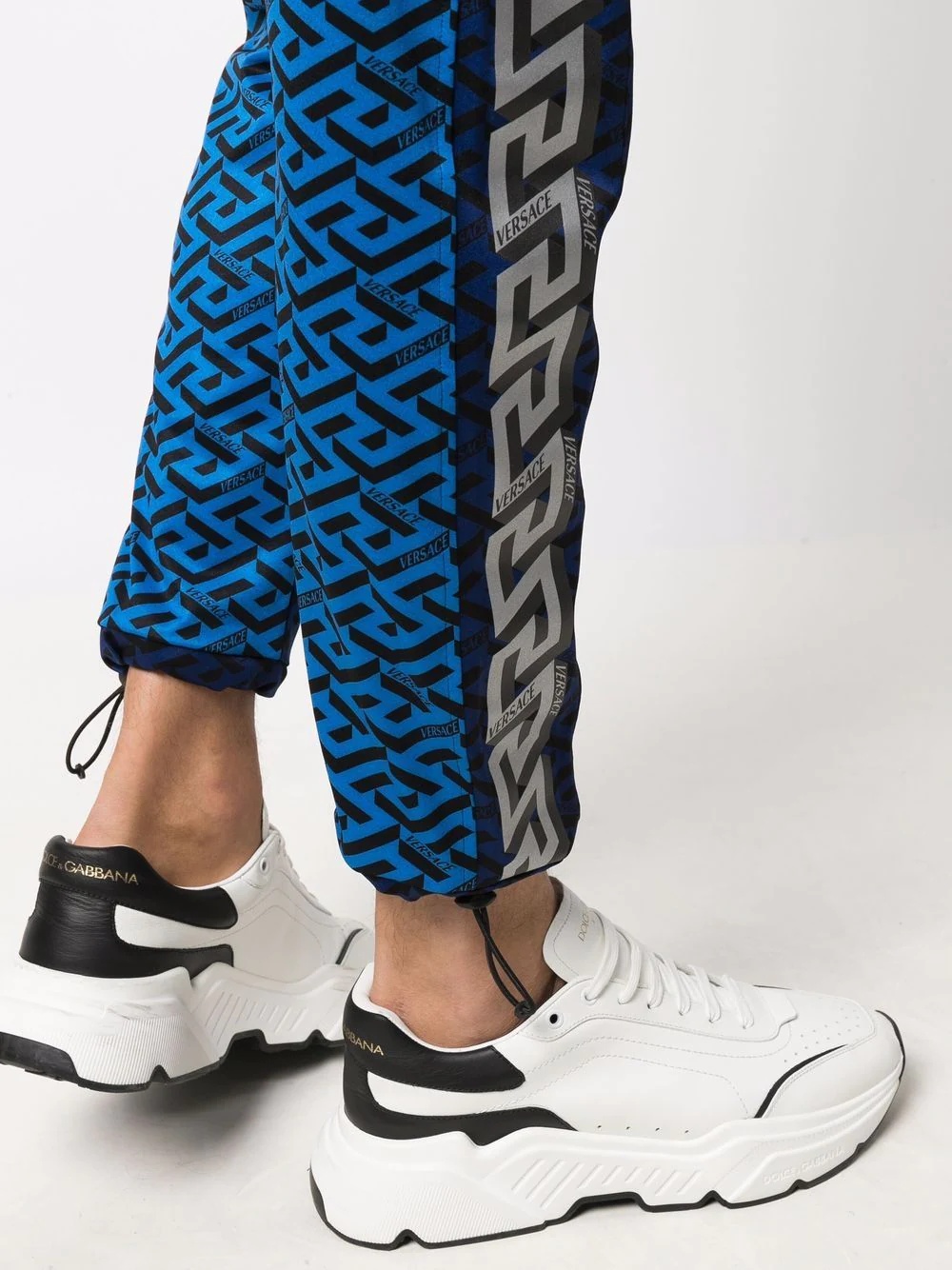 monogram-print track trousers - 5