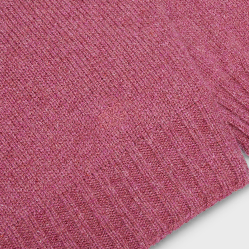 HIGH-NECK SWEATER IN SEAMLESS CASHMERE 3