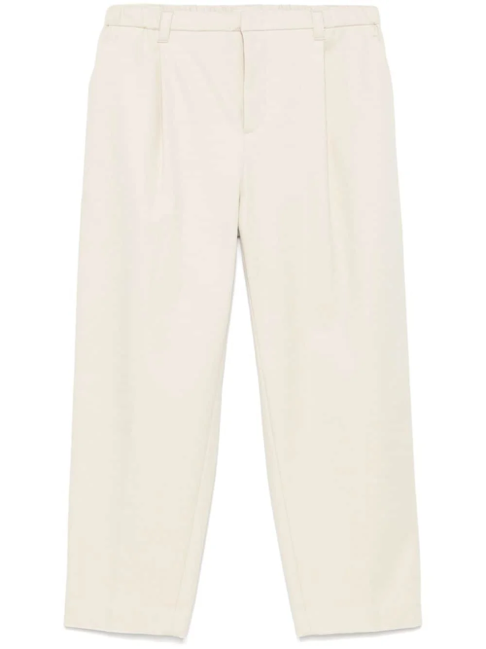 twill-weave trousers - 1