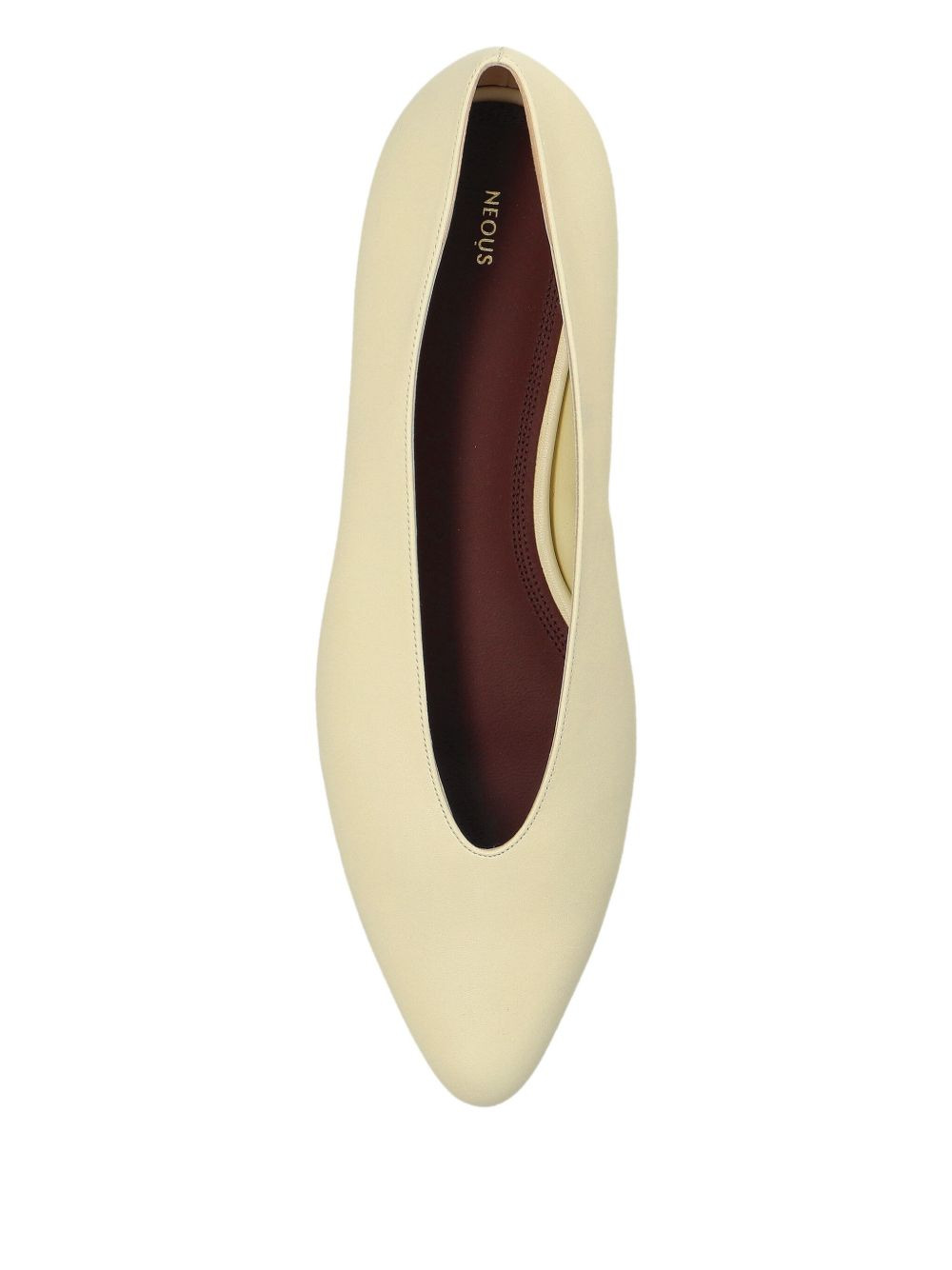 Beid pointed-toe leather ballet flats - 3