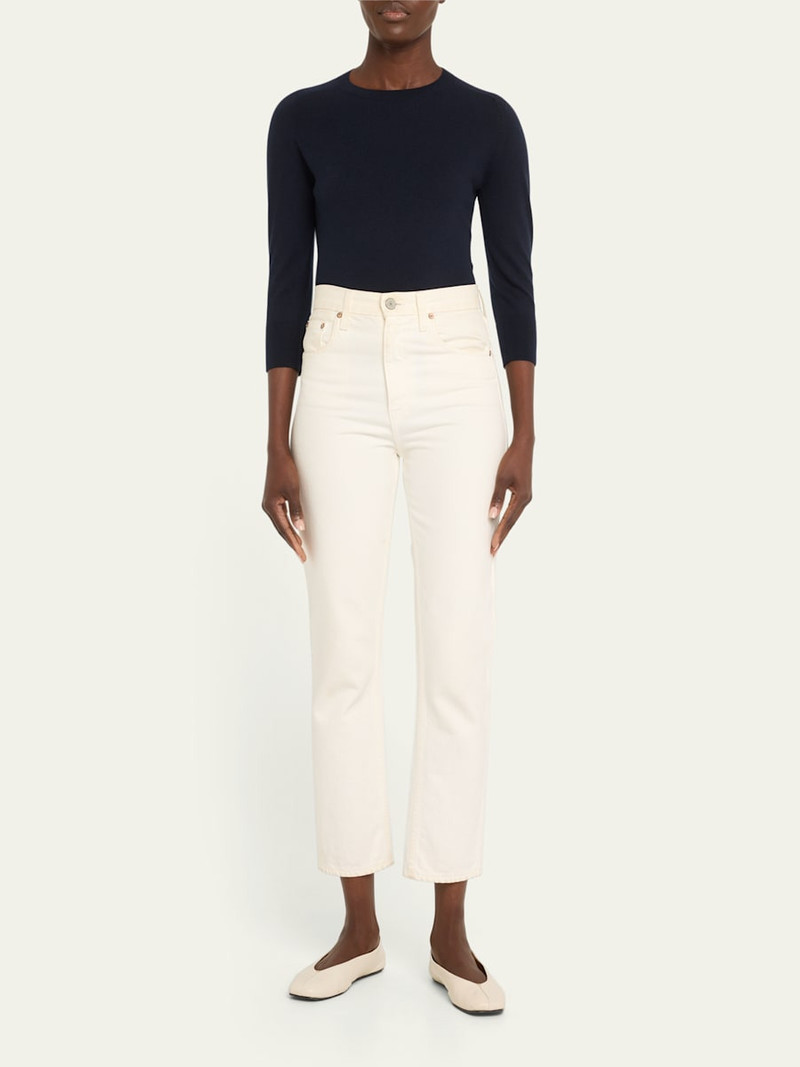 Loro Piana Girocollo Manica Neo Piuma Cashmere Sweater outlook