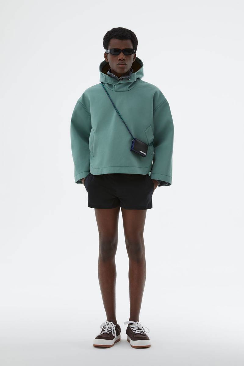 SAGE GREEN DOUBLE ANORAK JACKET 1