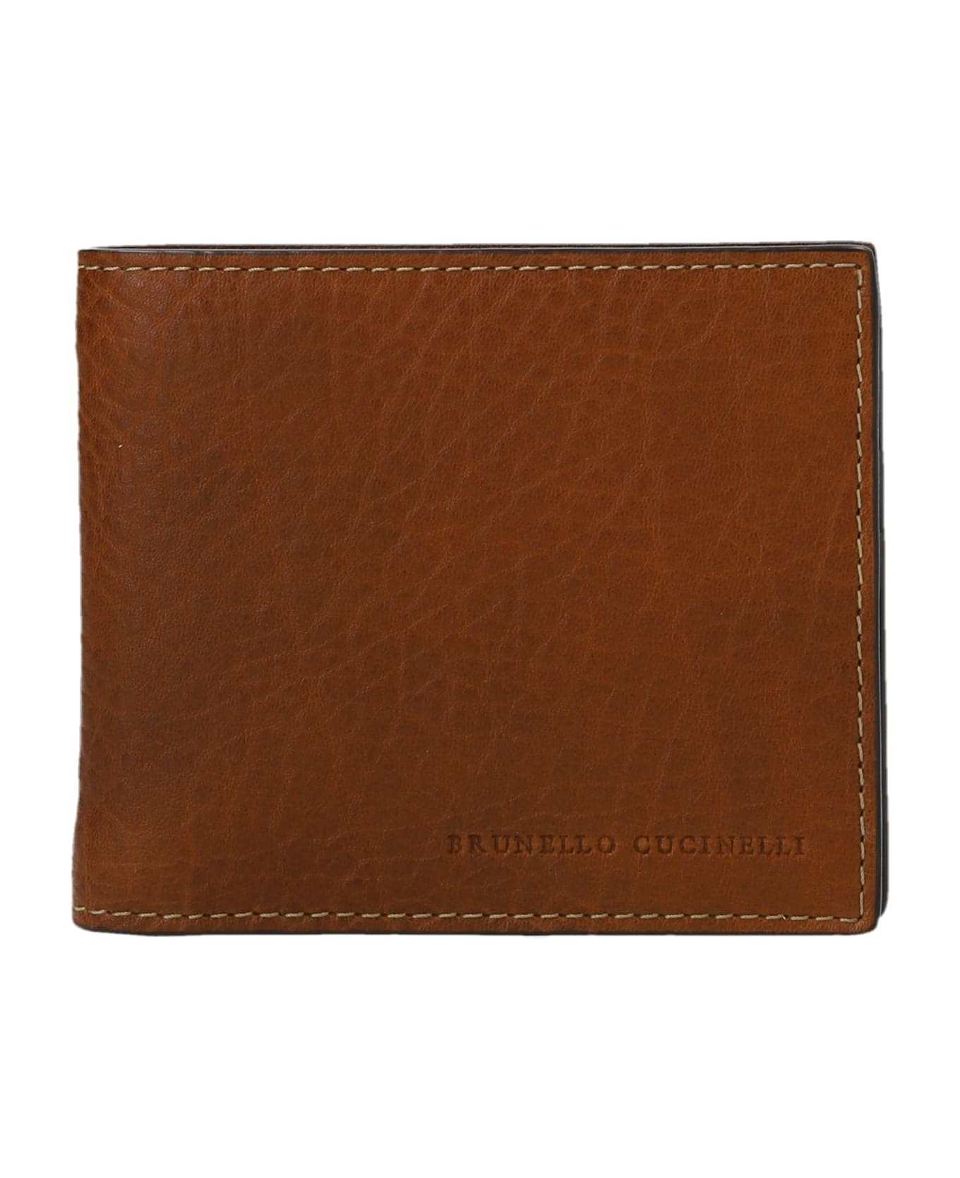 Grained Leather Wallet - 1