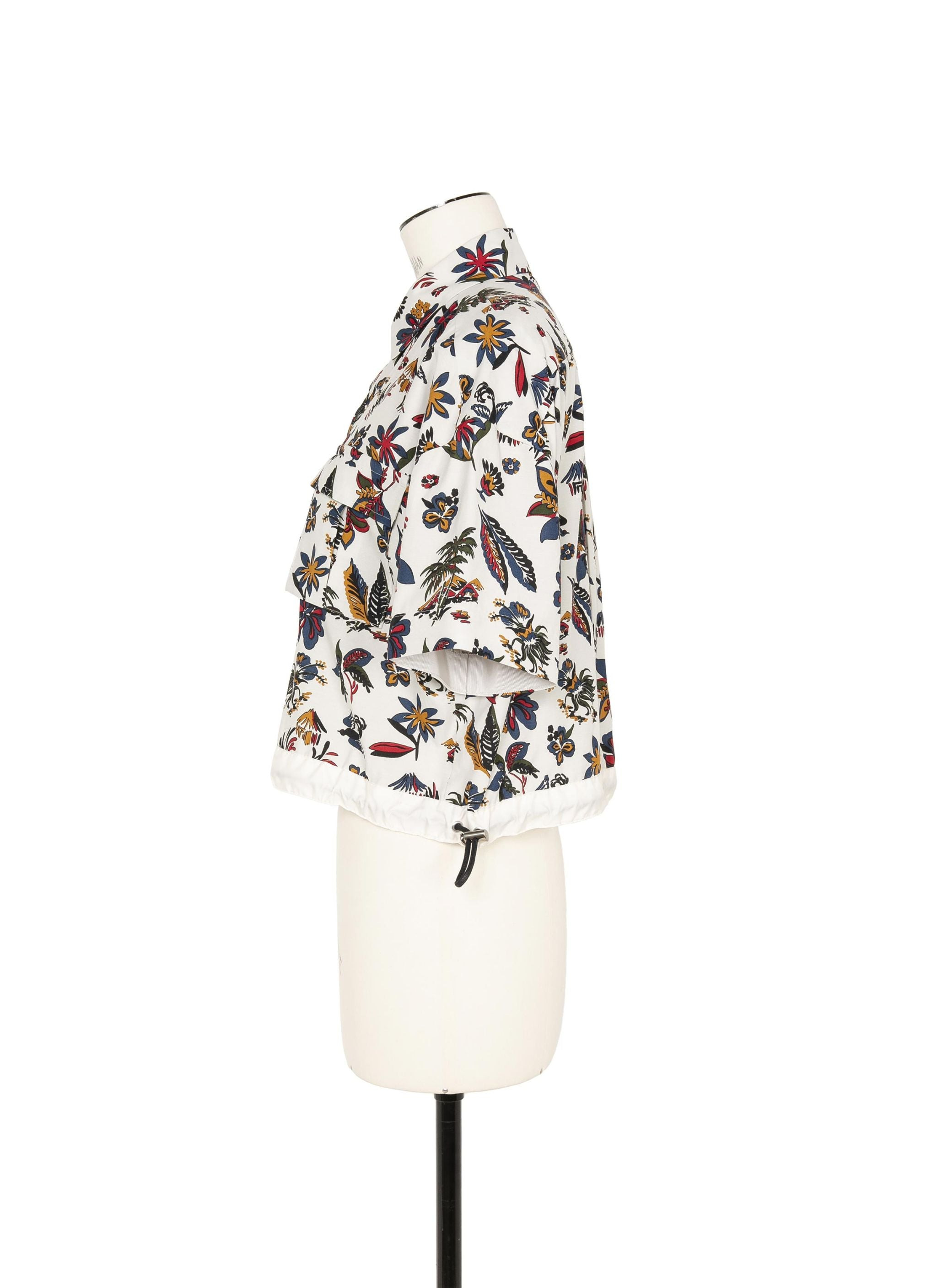 Car Race / Tropical Print Shirt - 2