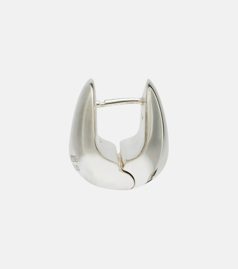 PHOEBE PHILO Pebble sterling silver earrings outlook