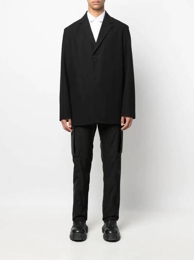 OAMC notched-lapels single-breasted blazer outlook