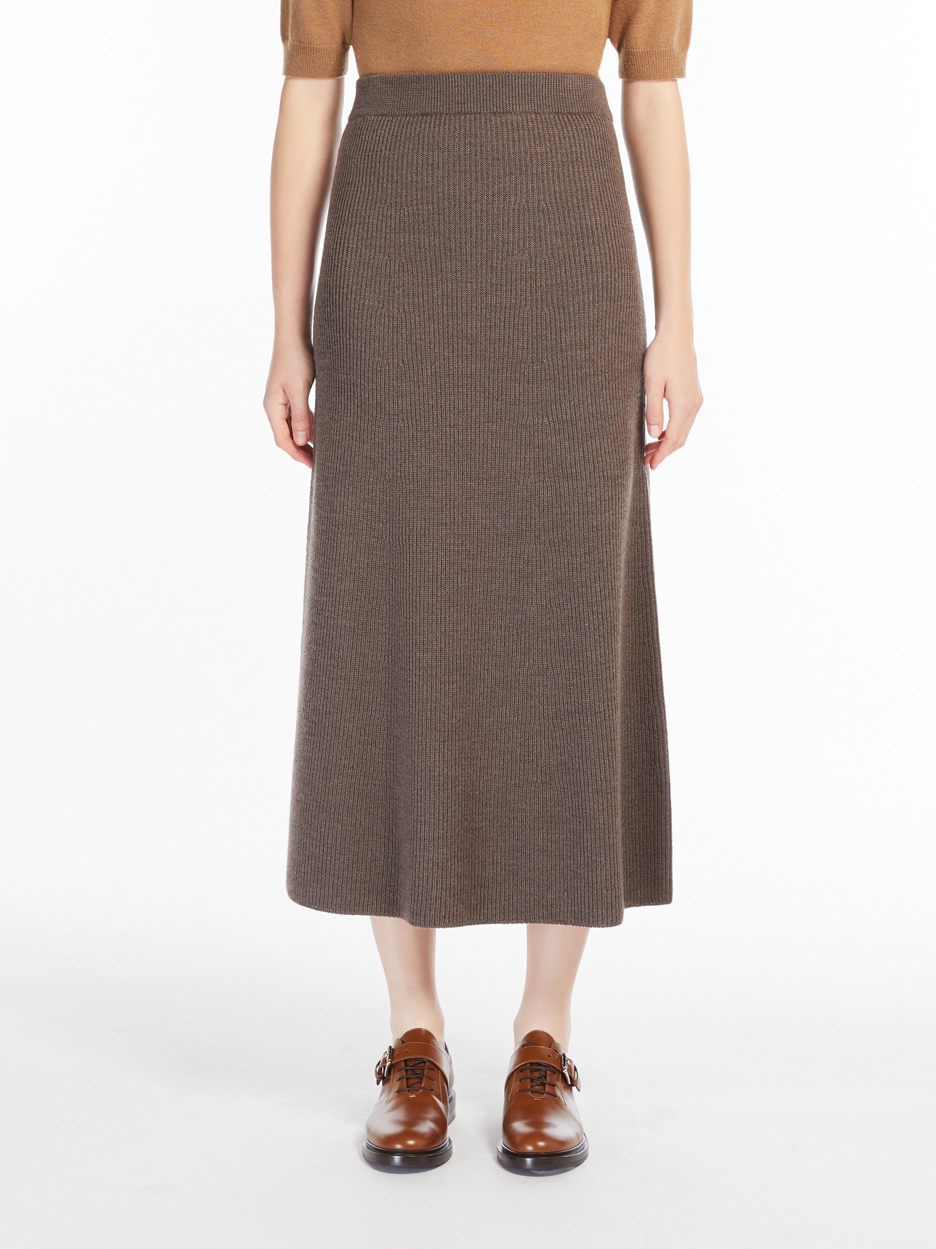 AGILE Wool flared skirt - 3