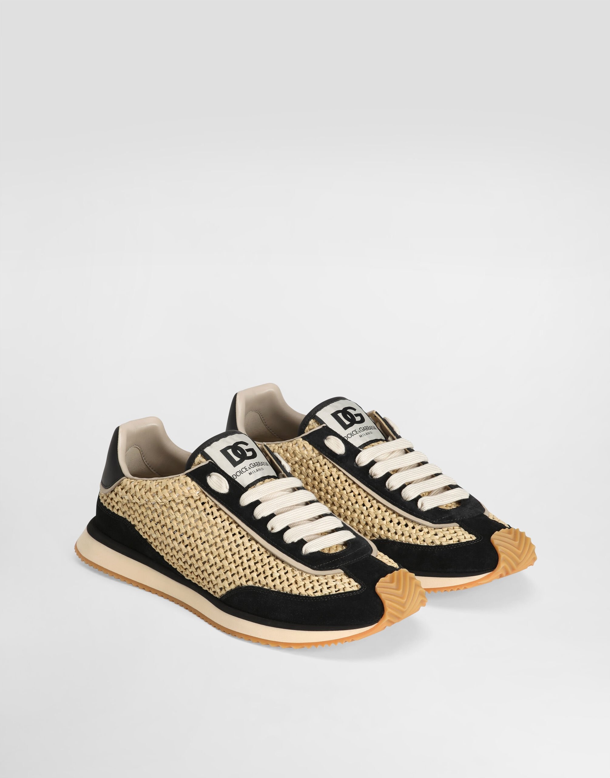 Mixed-material DG Cushion sneakers - 2