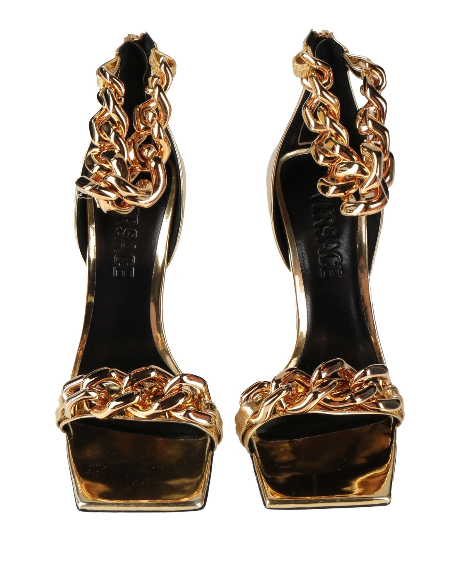 Gold Women's Sandals - 4