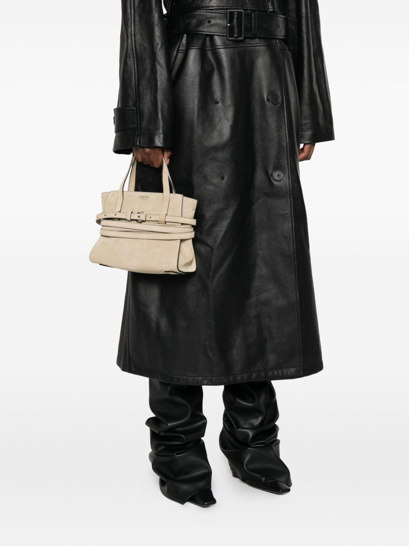 Moschino Tie Me belted tote bag outlook