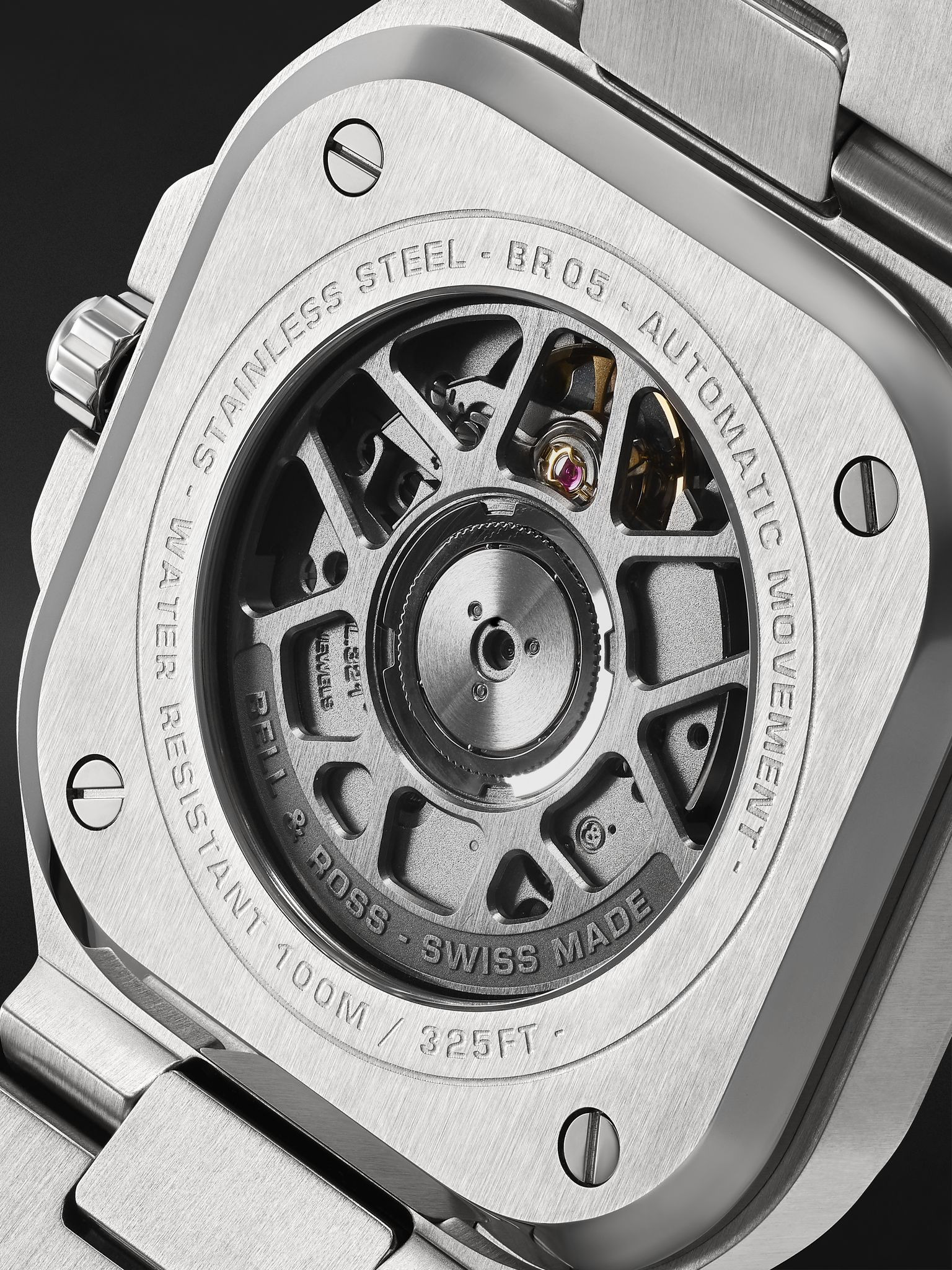 BR 05 GMT Automatic 41mm Stainless Steel Watch, Ref. No. BR05G-SI-ST/SST White - 3
