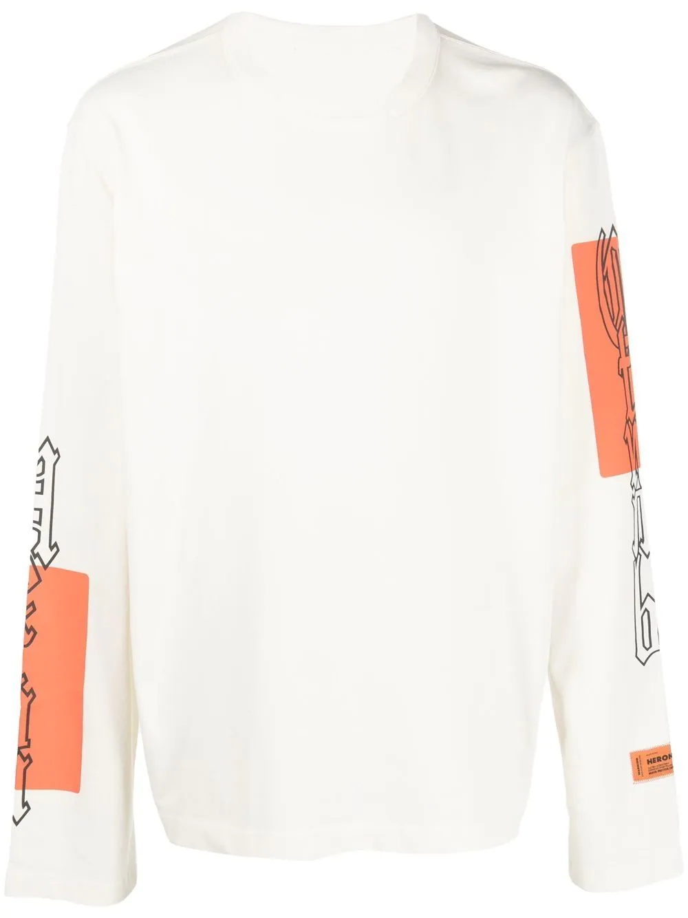 logo-print oversized sweatshirt - 1