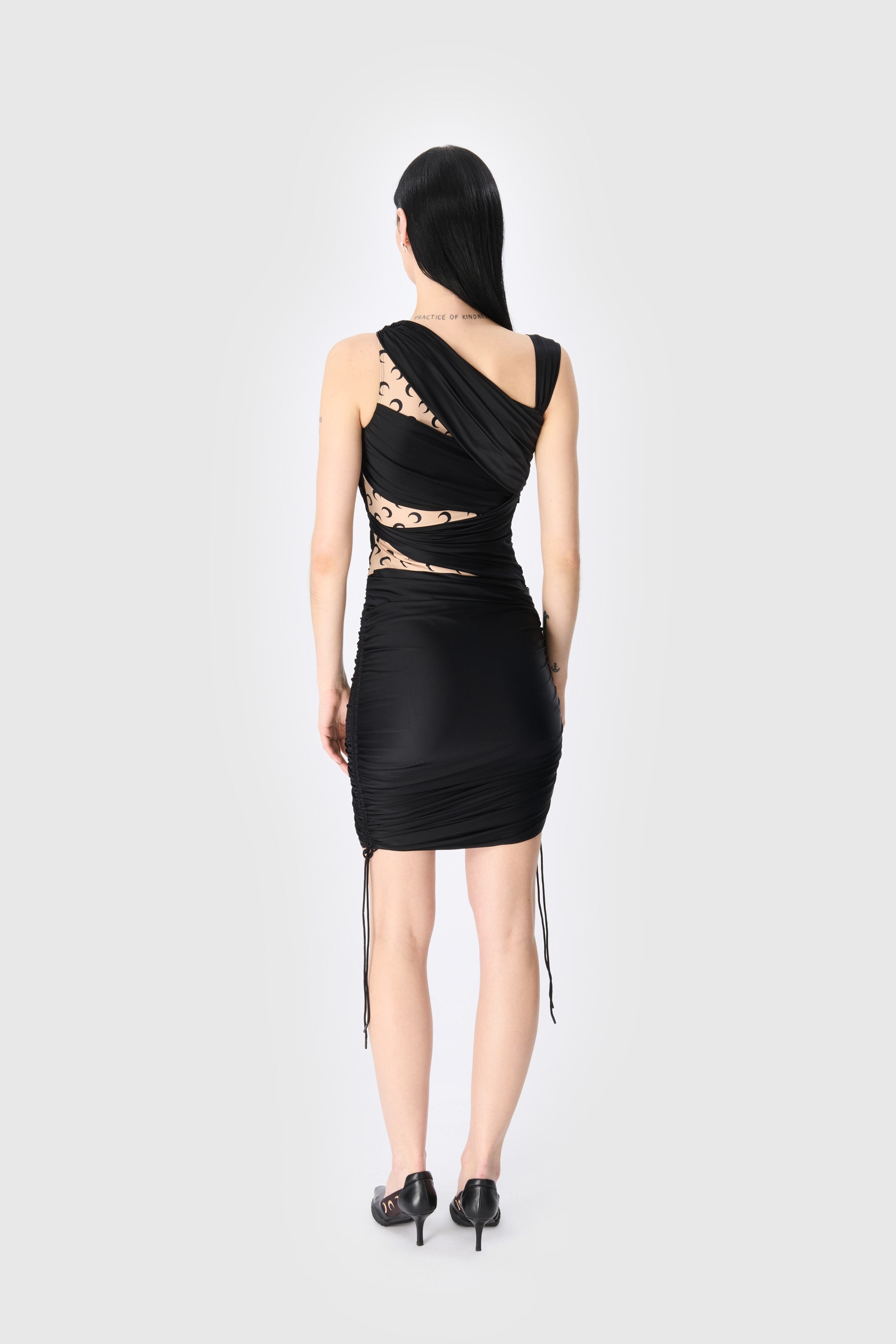 Jersey Draped Dress - 3