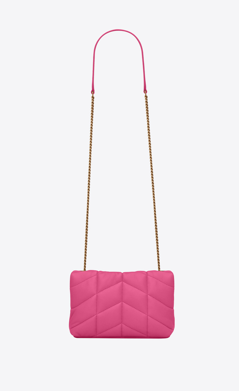 puffer toy bag in quilted lambskin 3