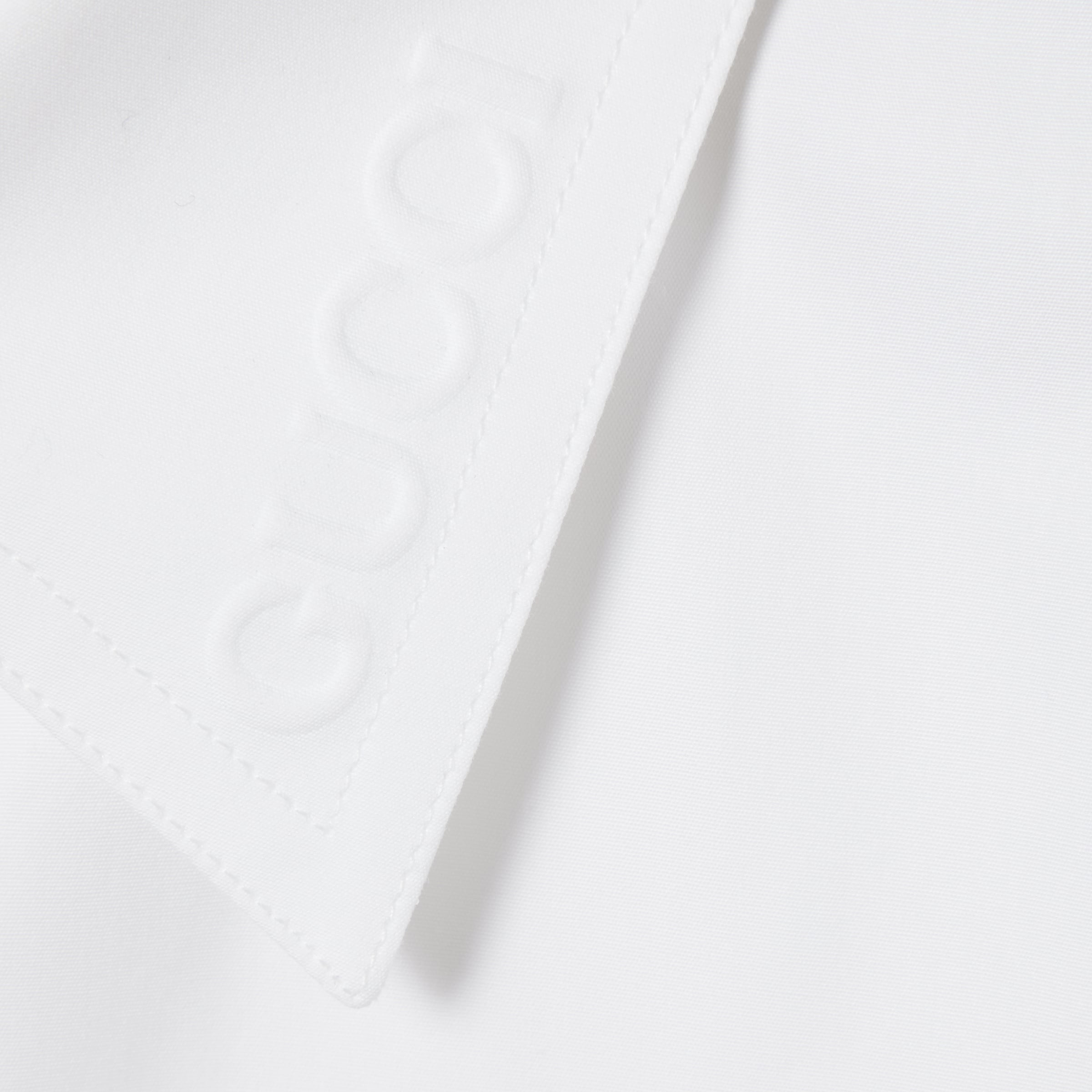 Embossed cotton poplin shirt - 7