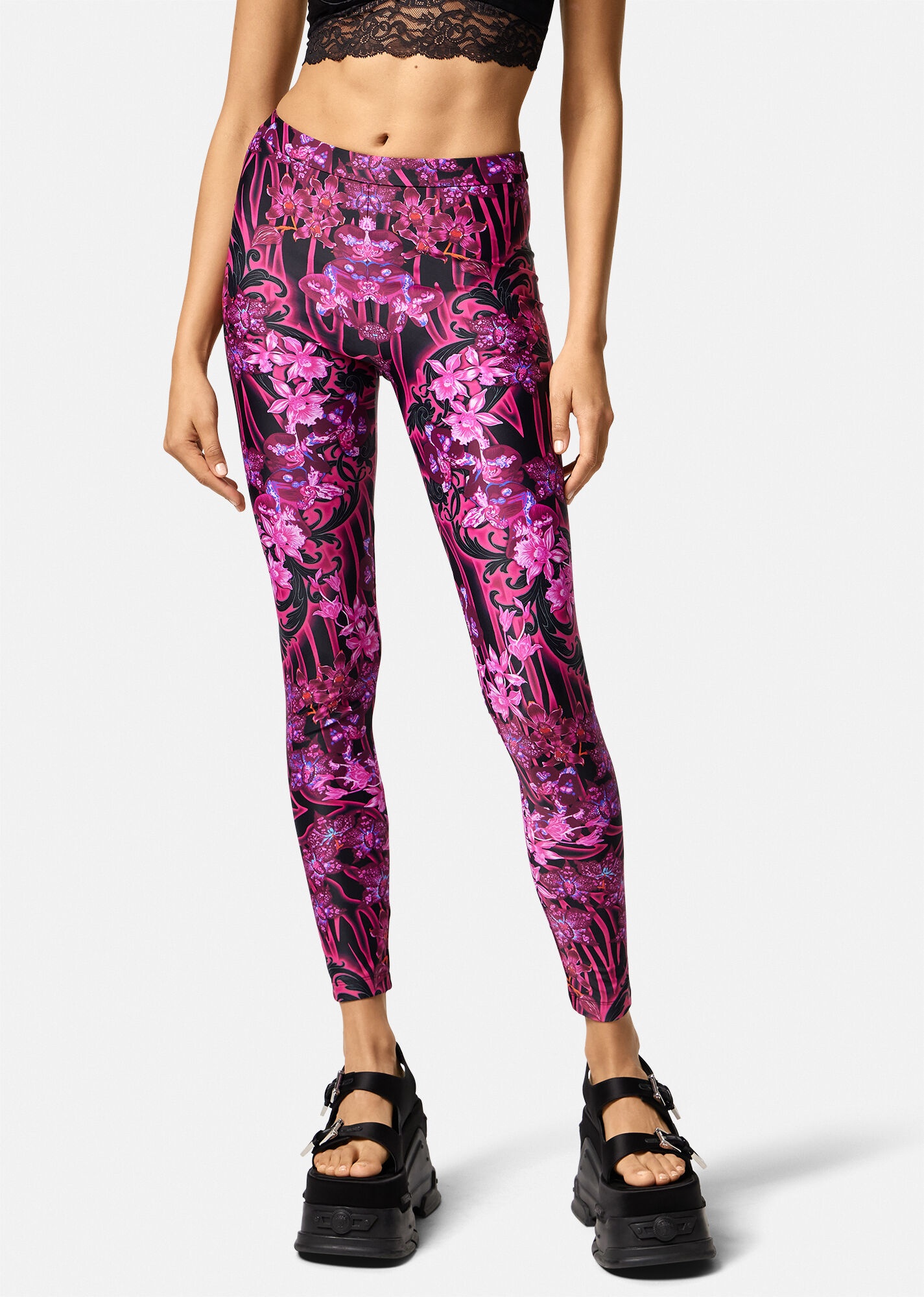 Orchid Barocco Leggings - 3