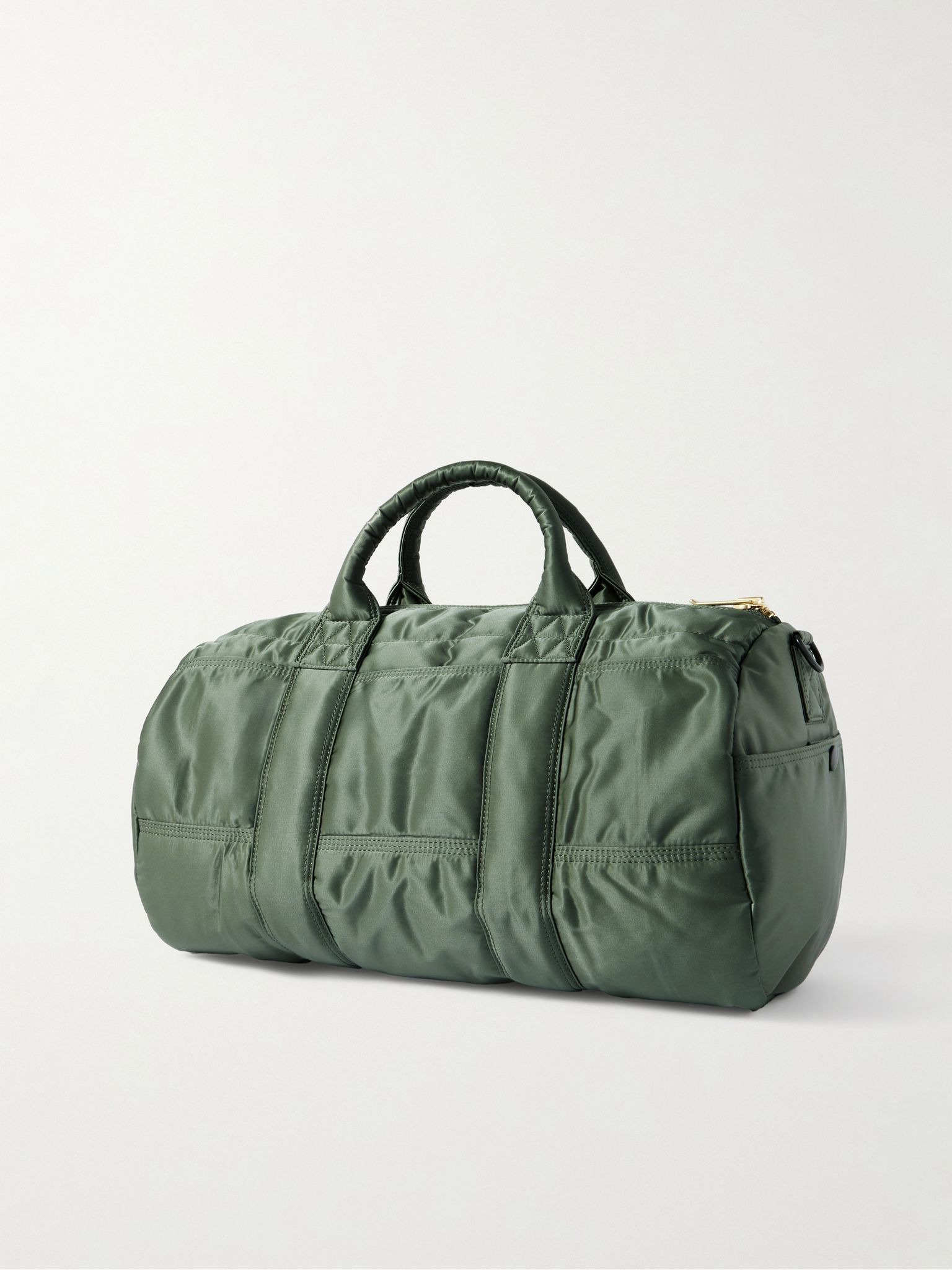 Tanker Drum Nylon-Twill Weekend Bag Green - 3
