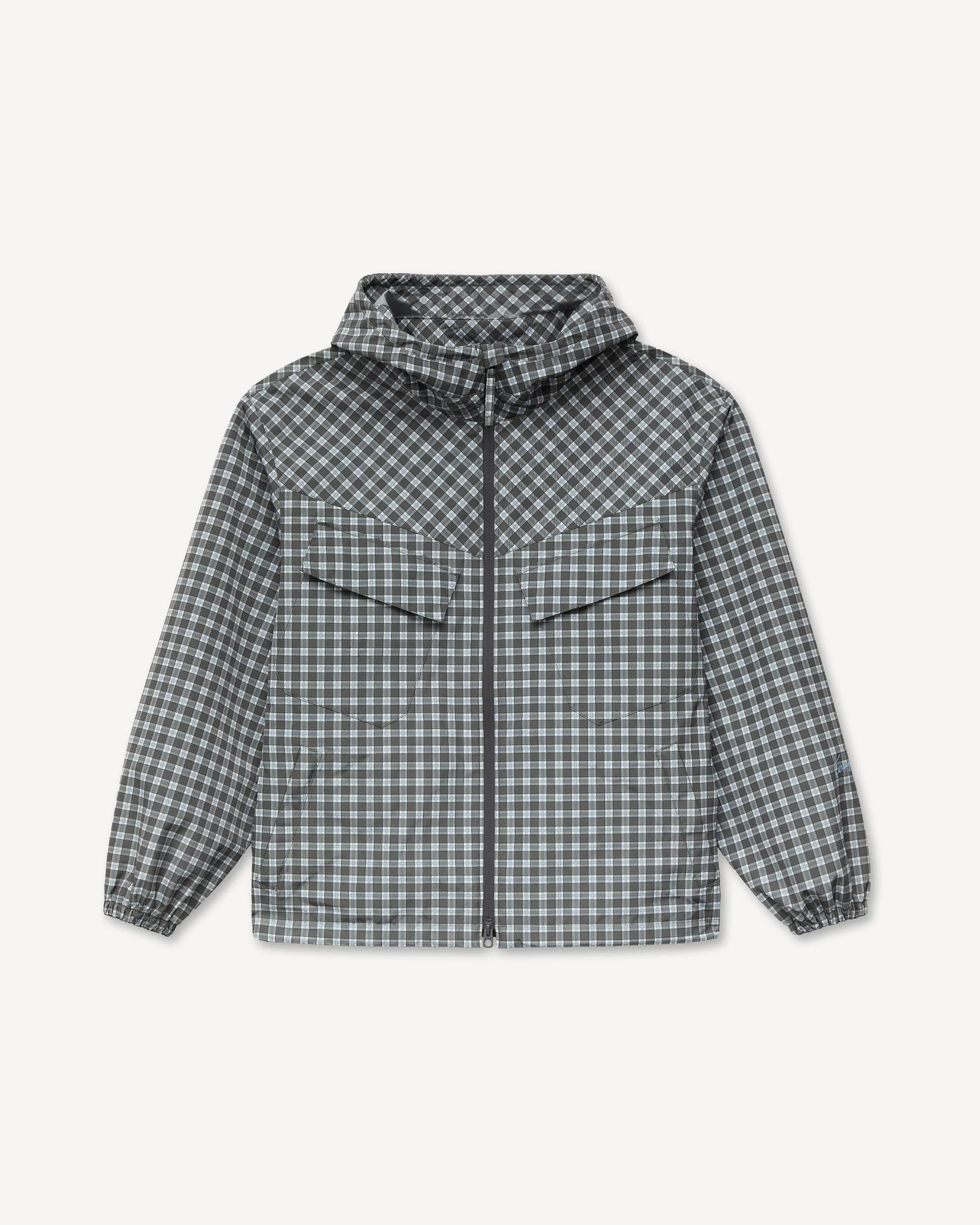 'KENZO Checks' windbreaker in recycled polyester - 1