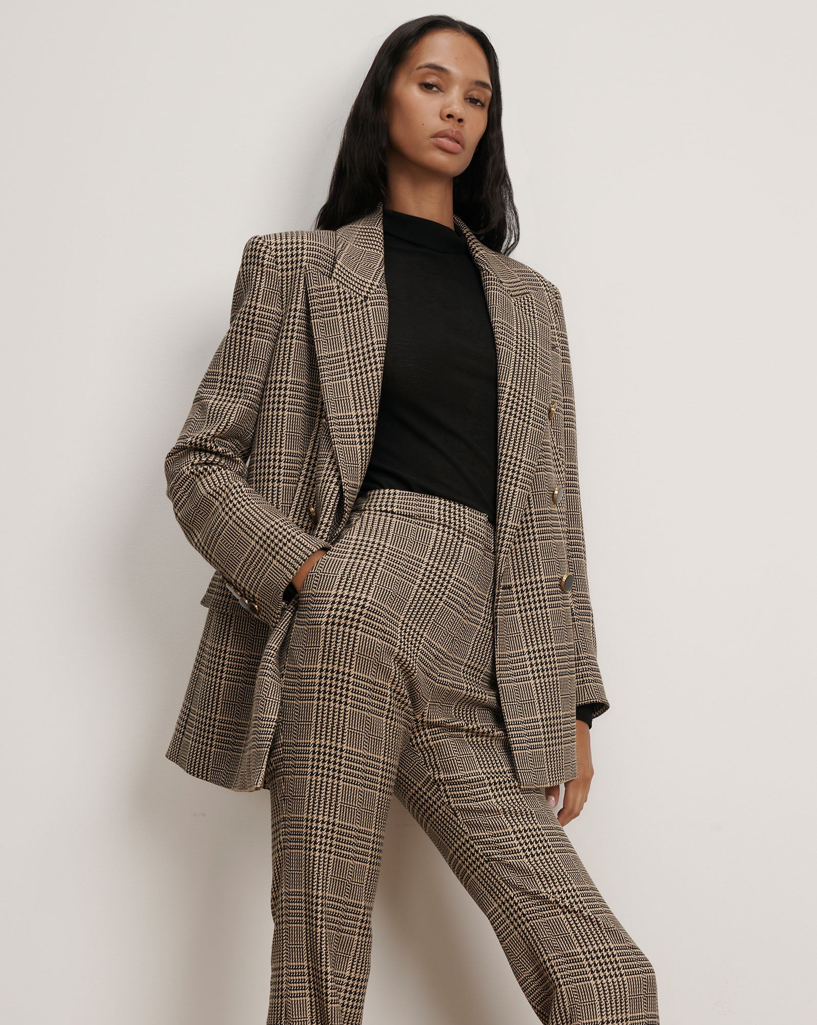RHYS HOUNDSTOOTH DICKEY JACKET - 2