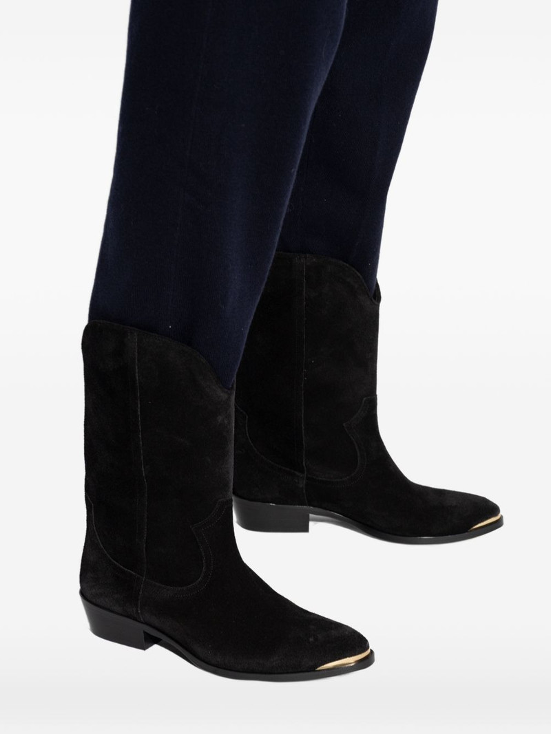 block-heel cowboy boots 5