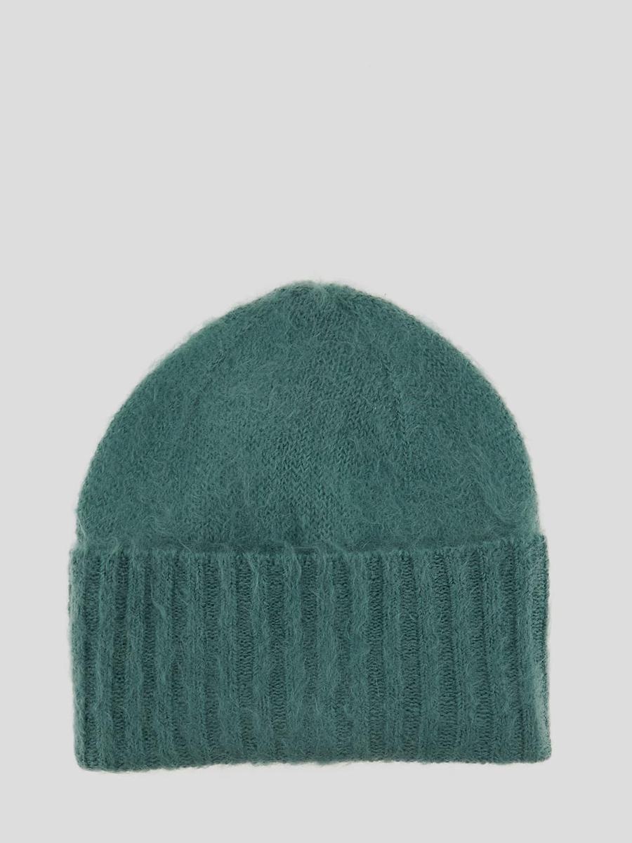 帽子 AURALEE BRUSHED KID MOHAIR KNIT CAP AURALEE Auralee Mohair Knit Cap | baltini | REVERSIBLE
