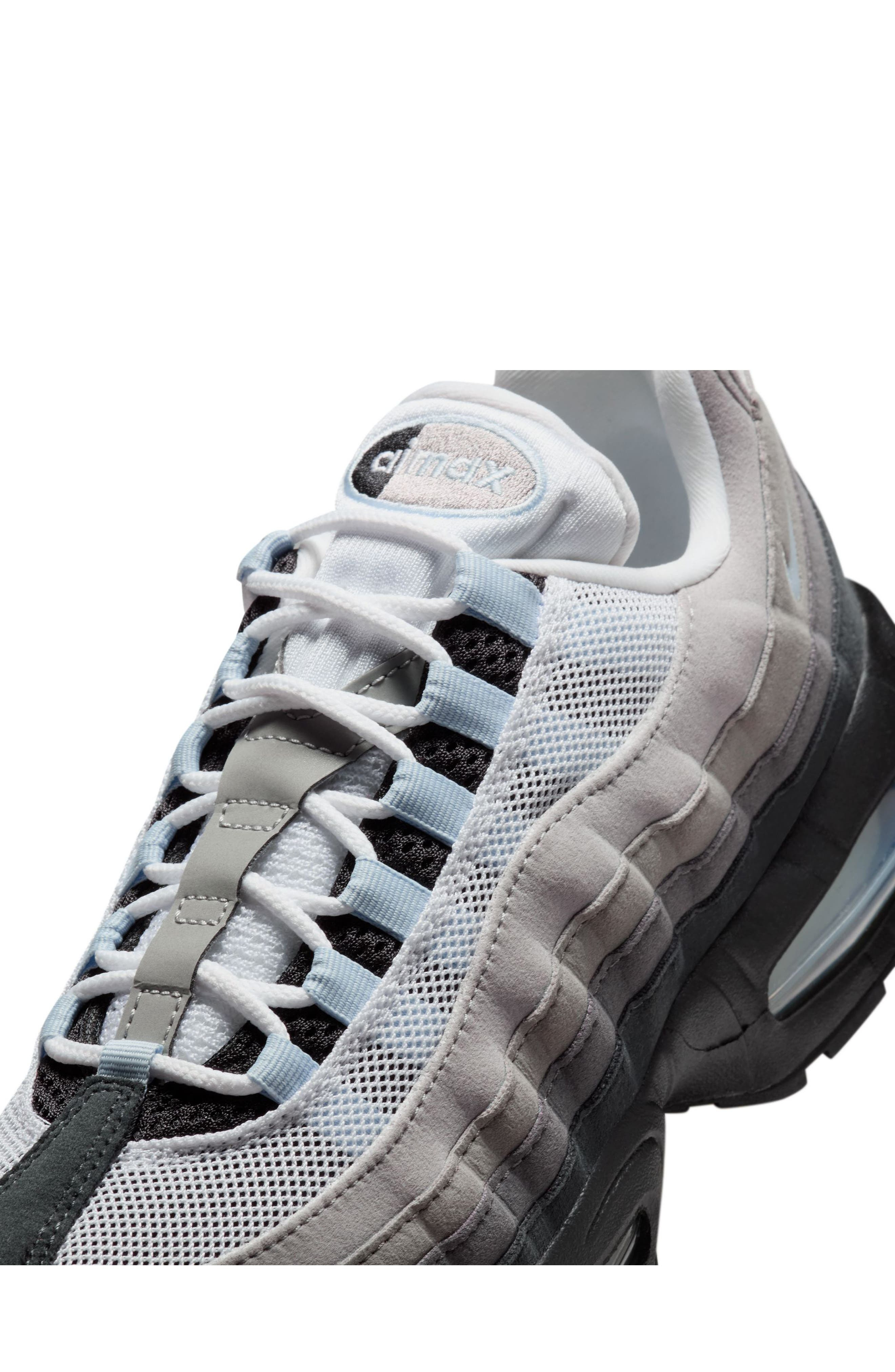 Nike Air Max 95 OG Sneaker in Black/Blue Tint/White/Grey at Nordstrom - 9