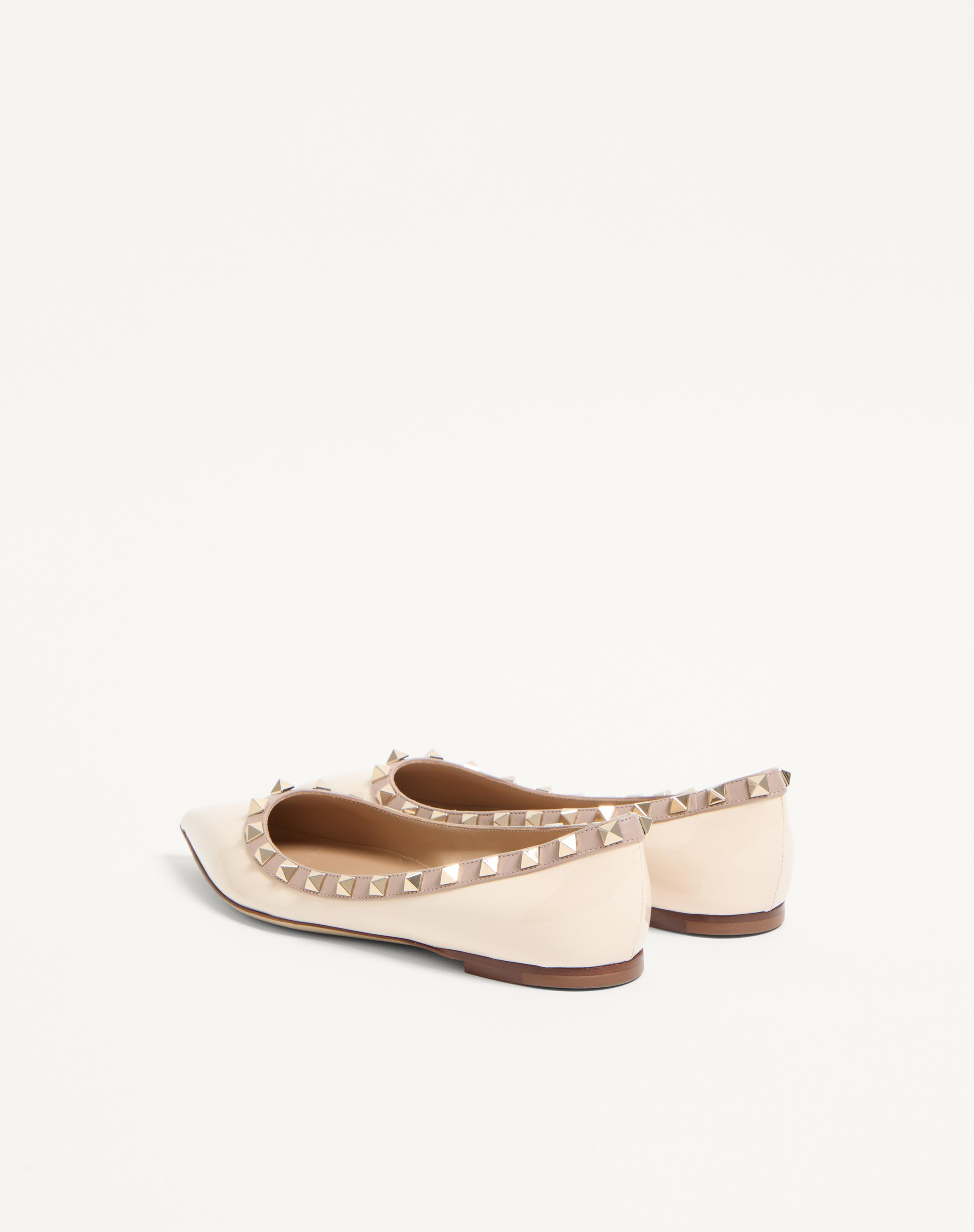 PATENT ROCKSTUD BALLET FLAT - 5