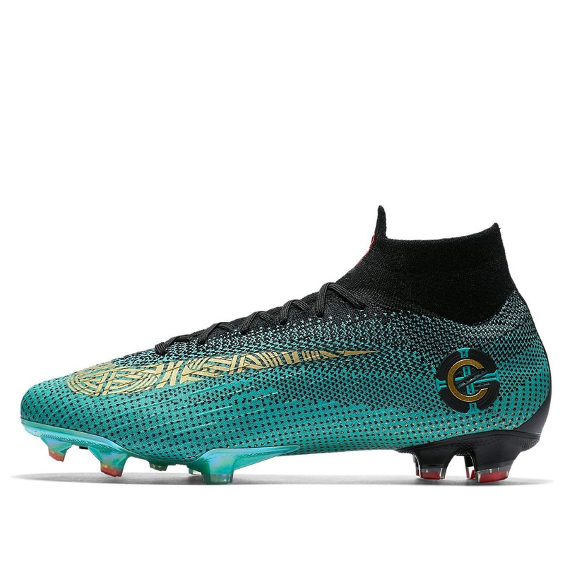 Nike Mercurial Superfly 6 Elite CR7 FG 'Green Black Gold' AJ3547-390 - 1