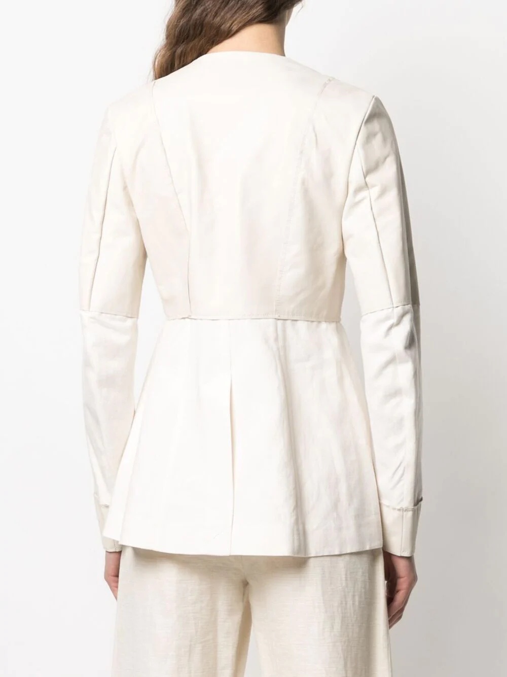 tie-front wrap blazer - 4
