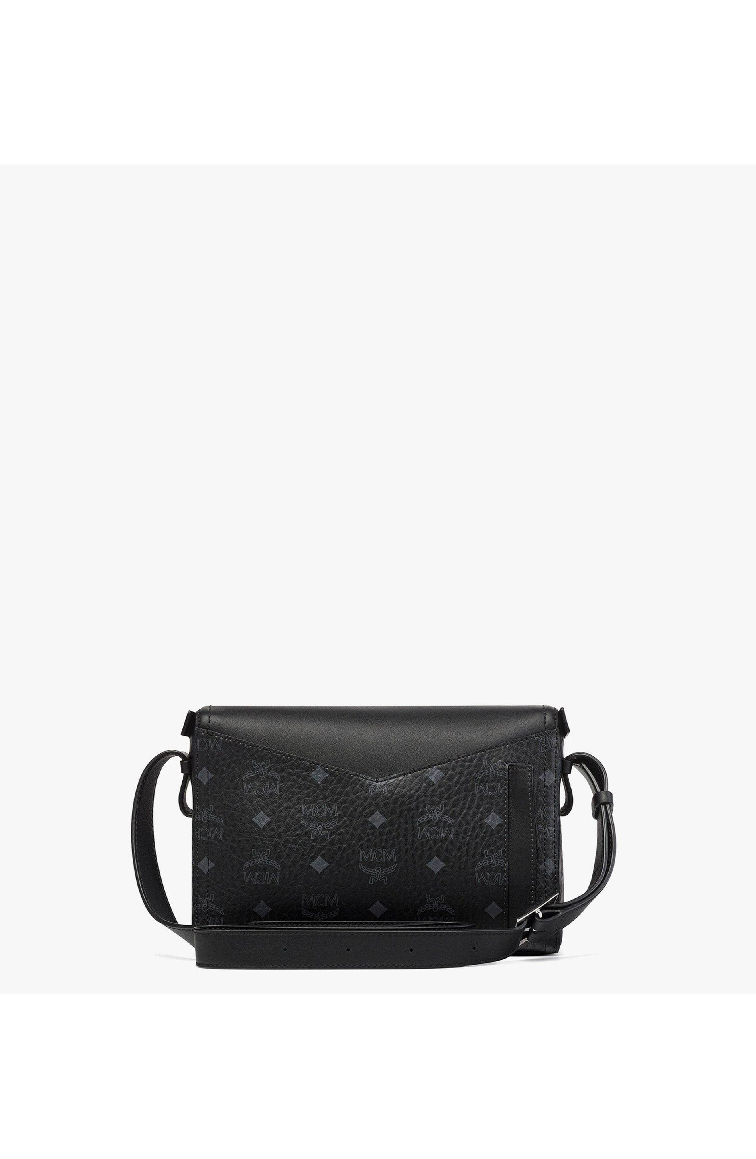 MCM Diamant 3D Shoulder Bag in Visetos Leather Mix in Black at Nordstrom - 5