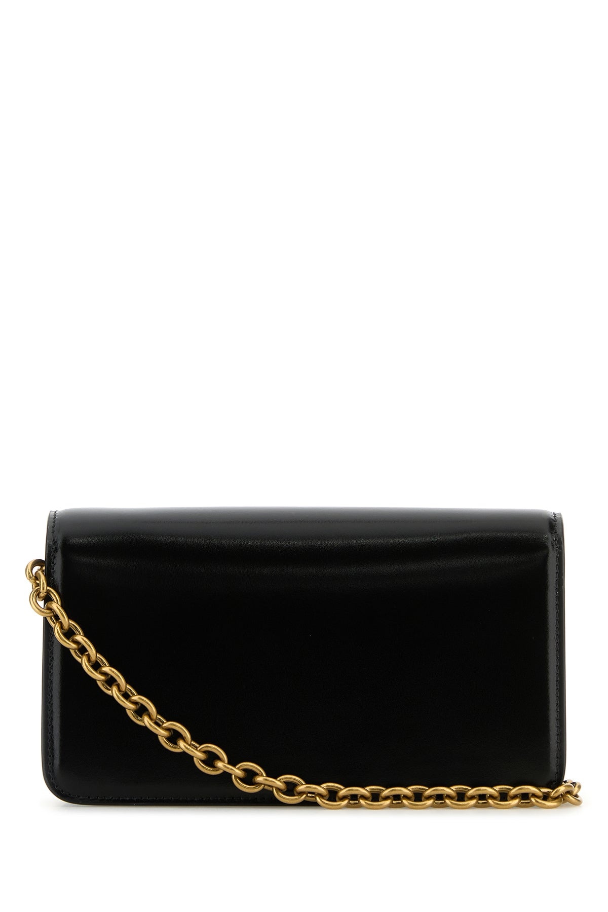 Black leather VLogo Signature shoulder bag - 3
