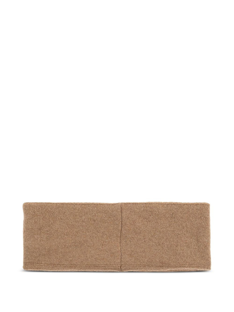 Moschino logo-intarsia headband outlook