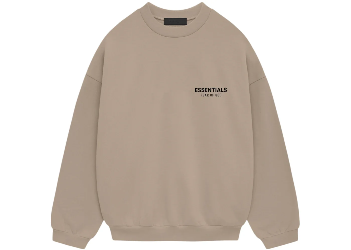 Fear of God Essentials Fleece Crewneck Desert Sand - 1