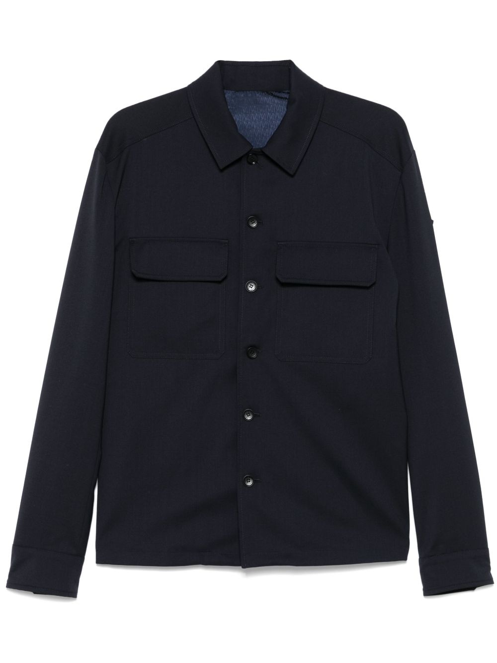 logo-patch jacket - 1