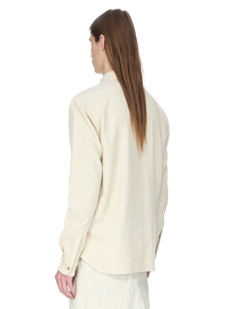 Cotton and Linen-Blend Corduroy Shirt 3