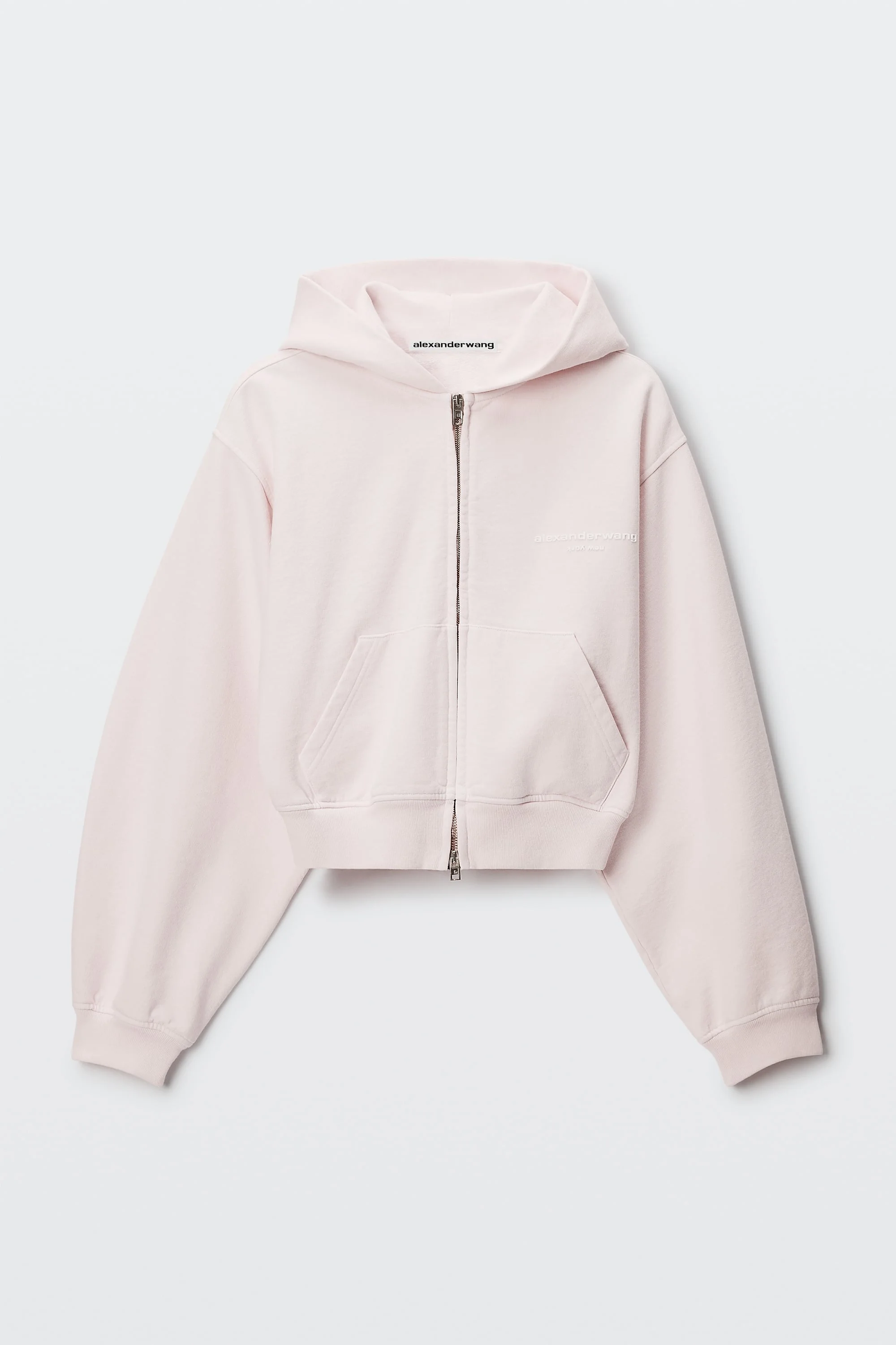 LOGO PRINT ZIP-UP HOODIE - 1