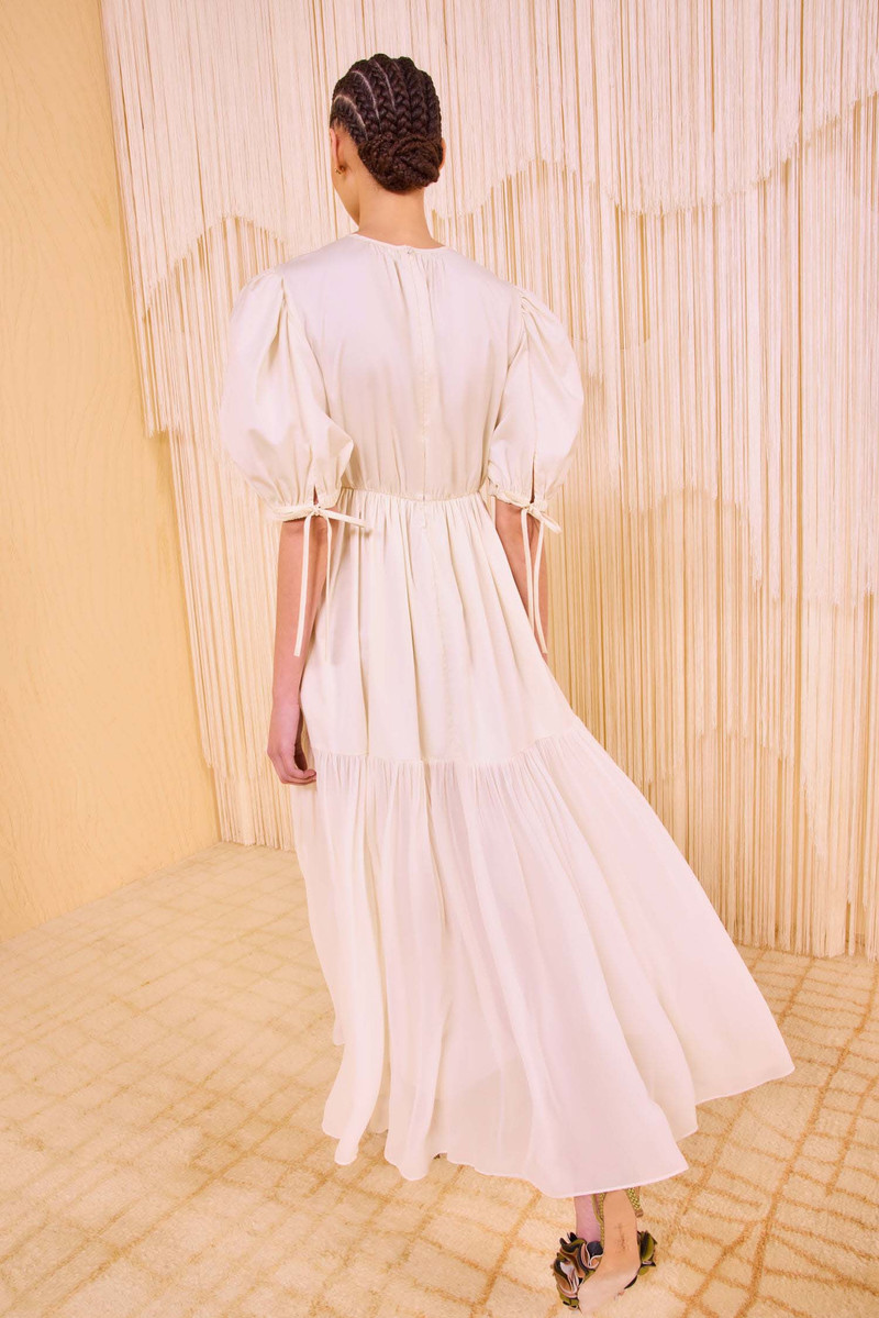 Collage Short Sleeve Midi Dress 4