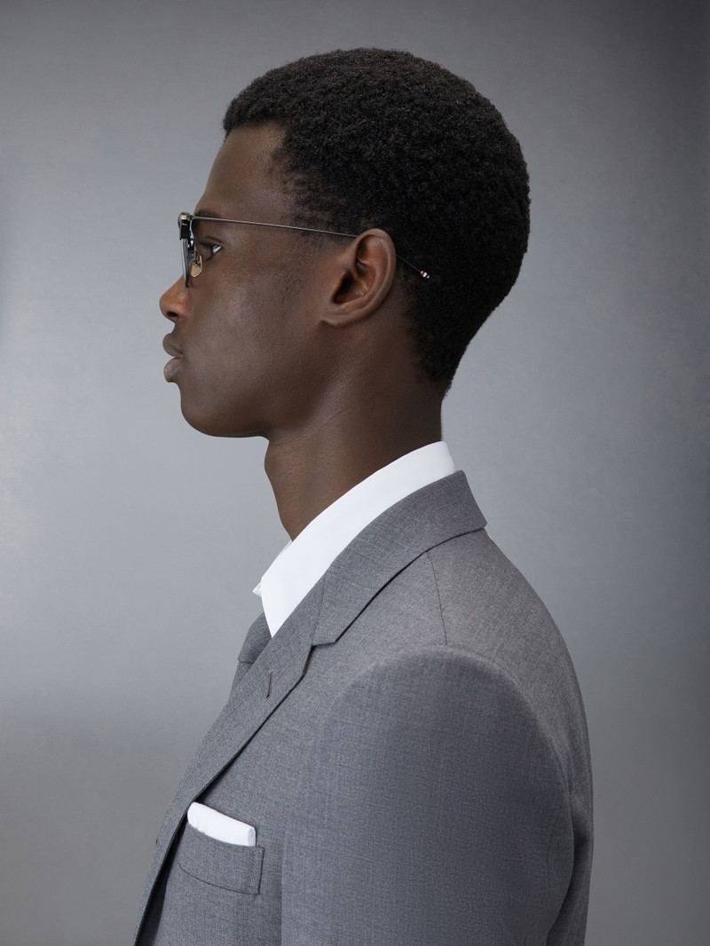 RECTANGULAR EYEGLASSES IN ACETATE AND TITANIUM 3