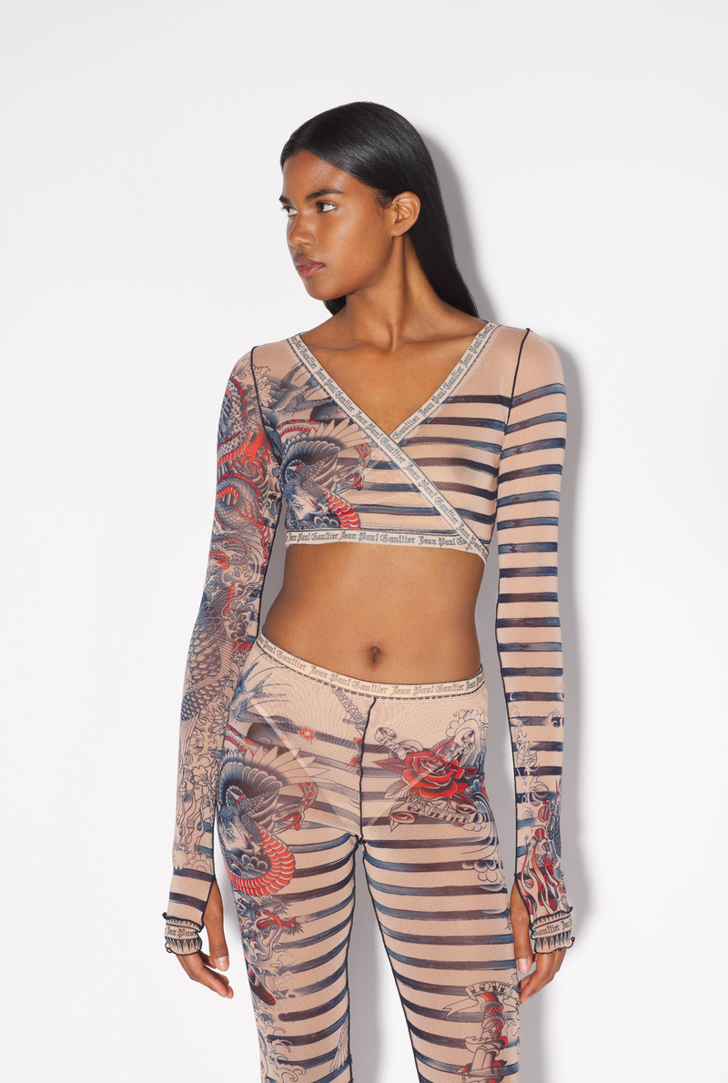THE NUDE SAILOR TATTOO CACHE-CŒUR TOP 1