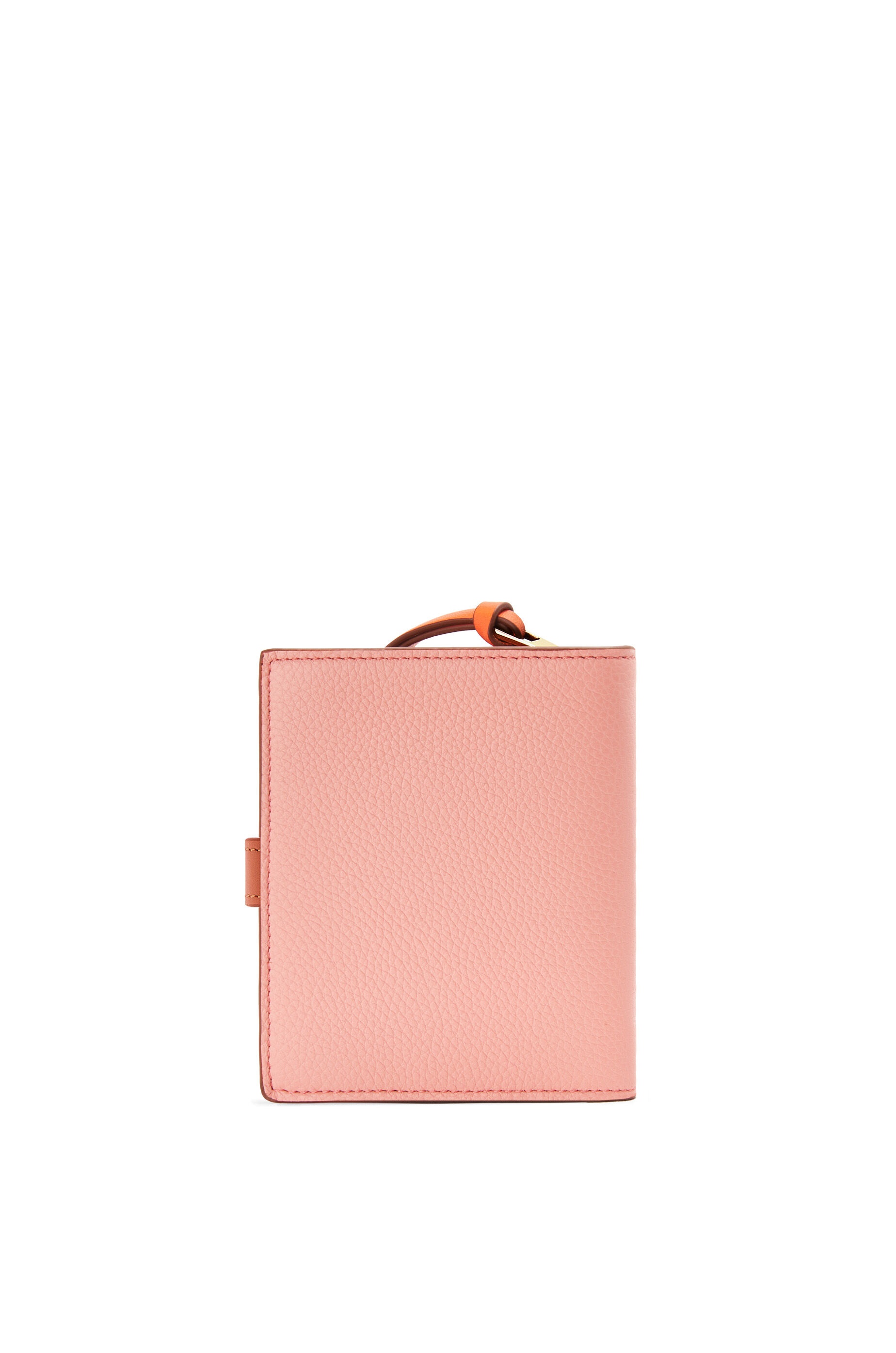 Compact zip wallet in soft grained calfskin - 4