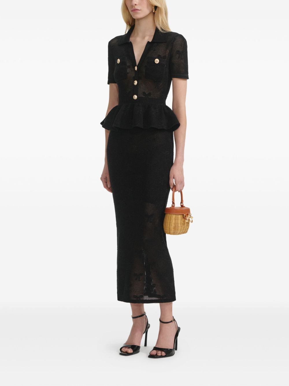 Self Portrait Women Midi Dress With Bow - 3