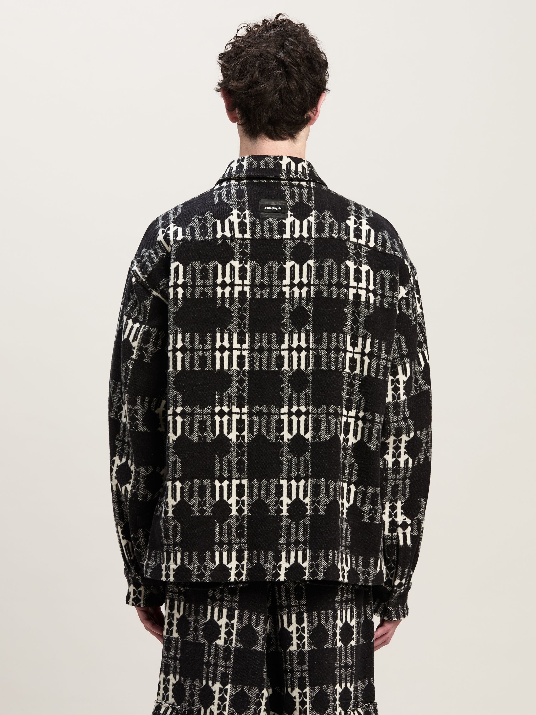 CHECKED OVERSHIRT monogram - 5