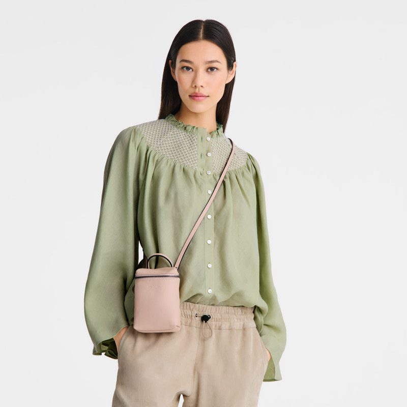 Longchamp Le Pliage Xtra XS Crossbody bag Nude - Leather outlook