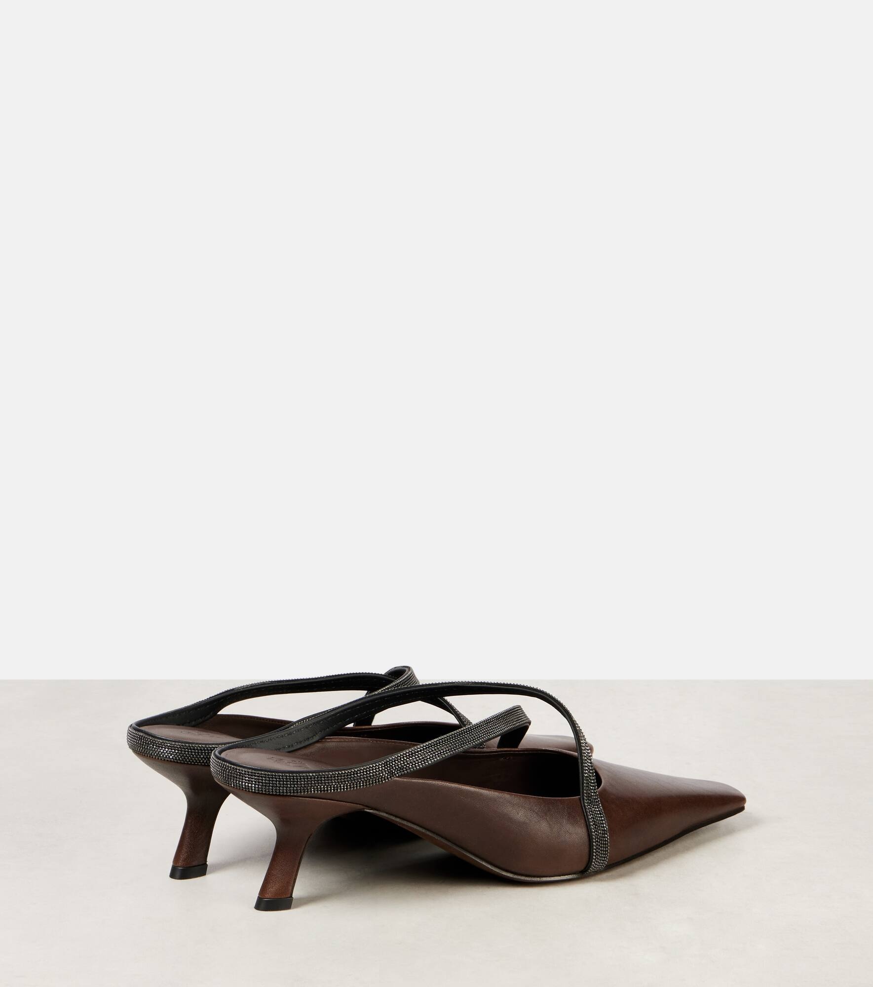 Leather mules - 2
