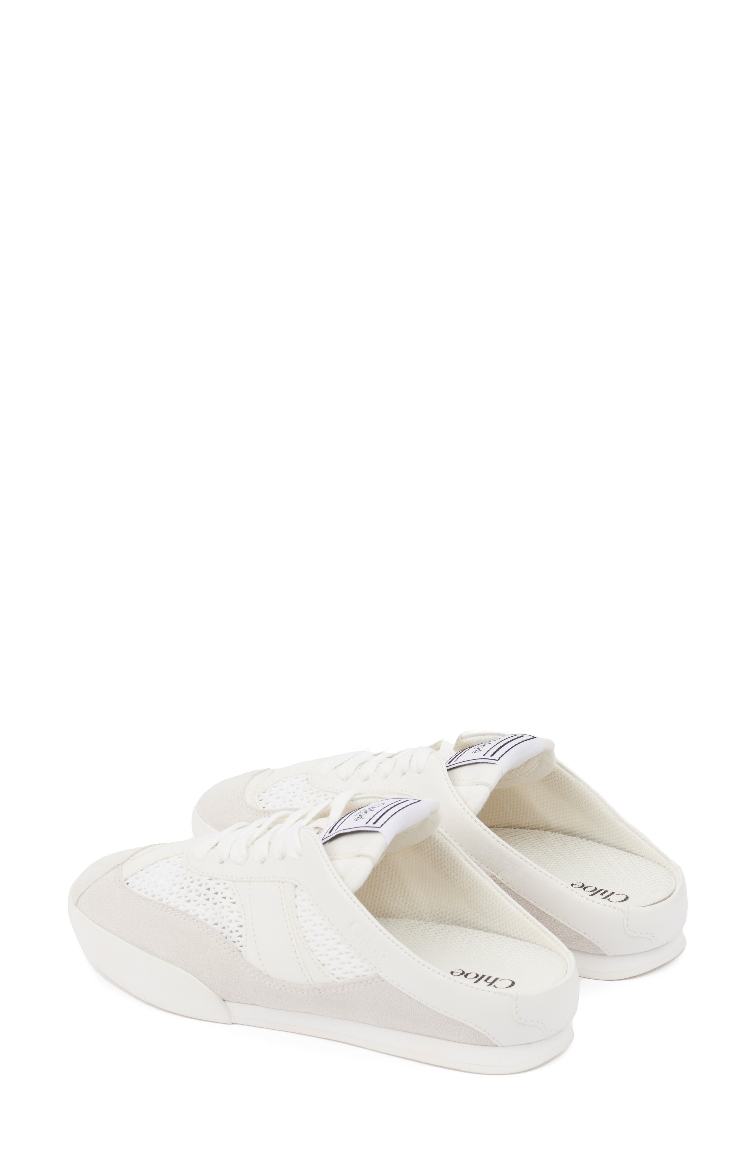 Chloé Kick Mule Sneaker in Cloudy Cream at Nordstrom - 3