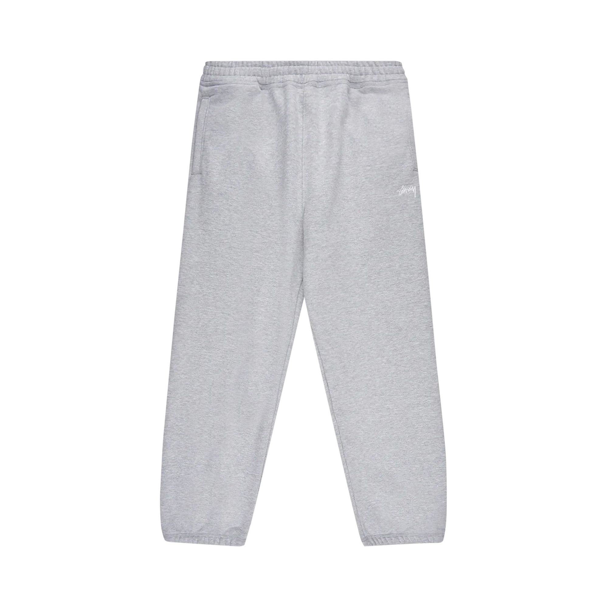 Stussy Stock Logo Sweatpant 'Grey Heather' - 1