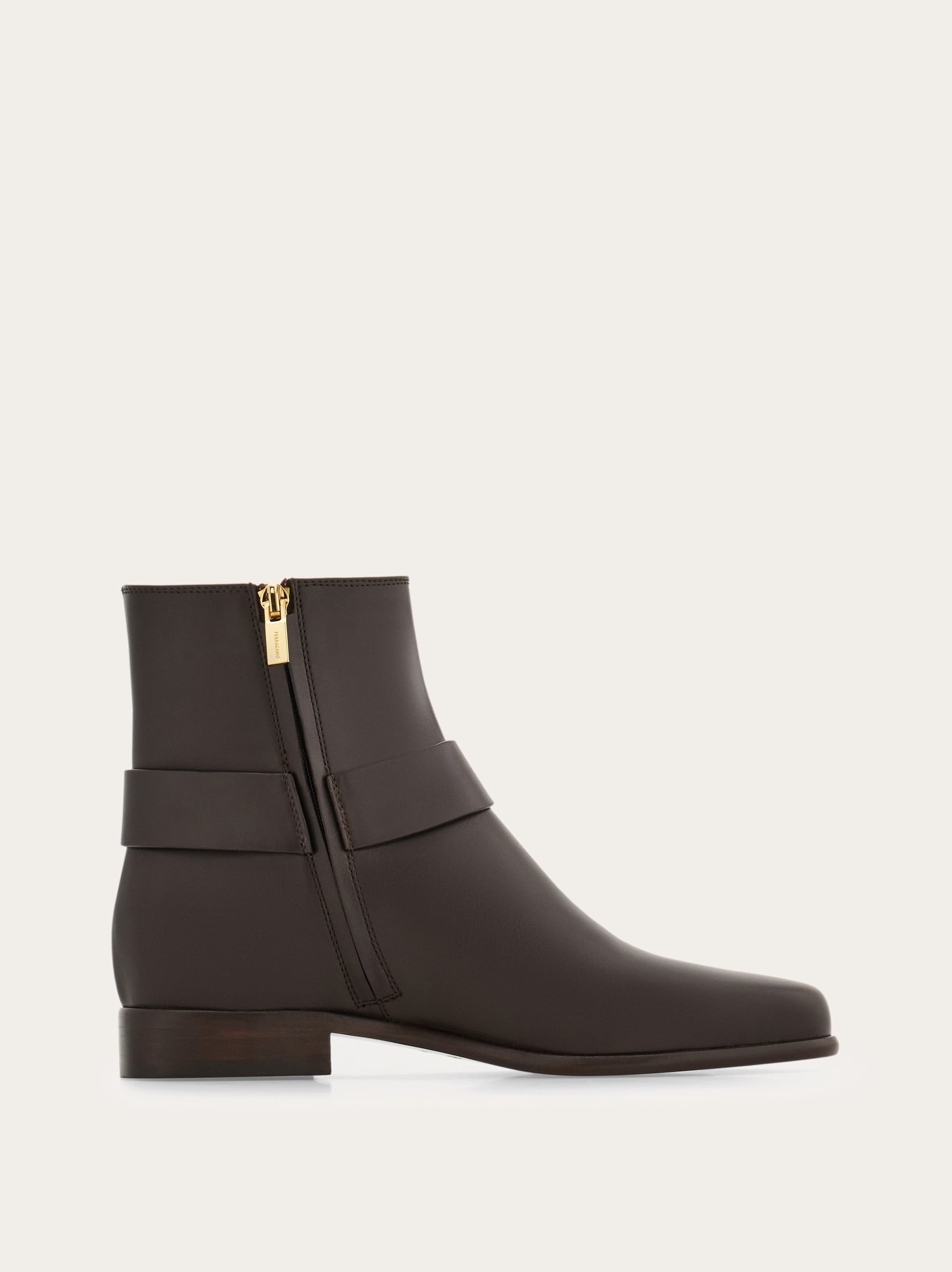 Gancini ornament ankle boot - 6