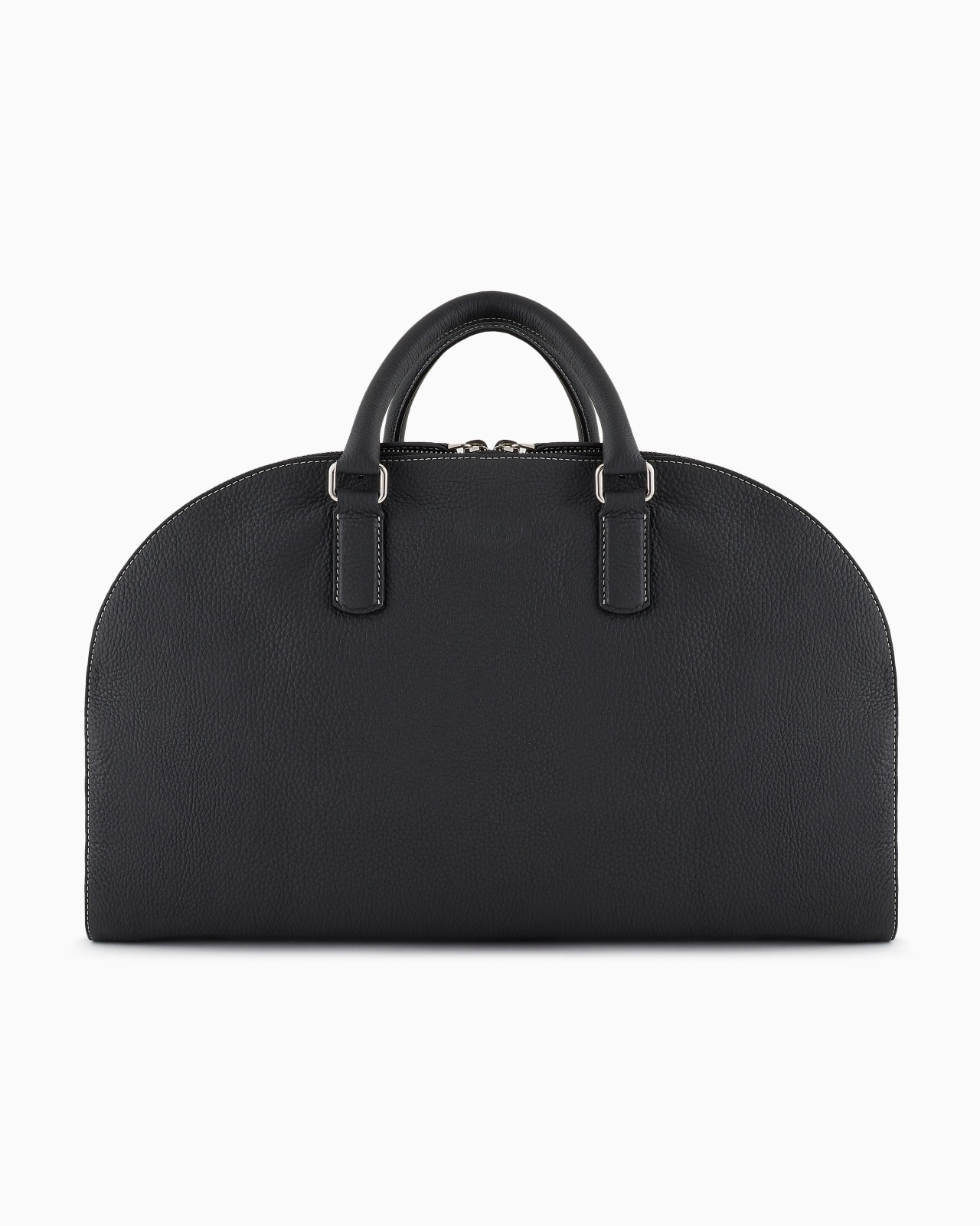PEBBLED LEATHER DUFFEL BAG - 1