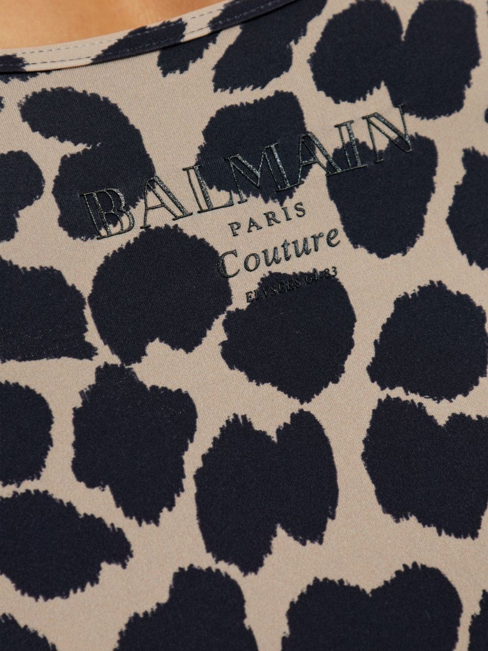 leopard-print swimsuit - 5