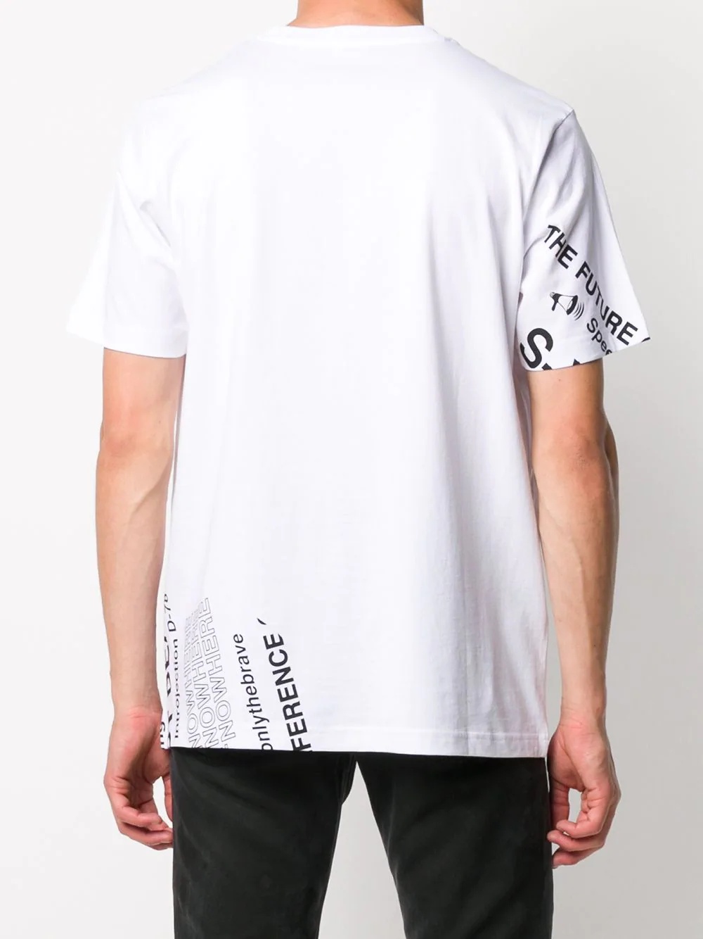 Raver print short-sleeve T-shirt - 4